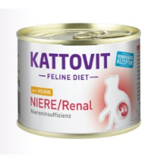 Kattovit - 德國康特維 Huhn 腎臟保健 貓罐頭-雞肉 185g [K78041] - 橙標