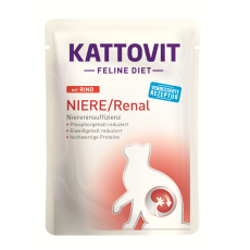 Kattovit - 德國康特維 Rind 腎臟保健 貓濕糧-牛肉 85g [K77221] - 紅標