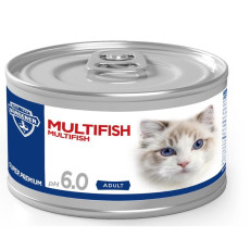 Bungener 無穀物主食罐  Multifish 魚肉口味貓罐頭 200g [28209]