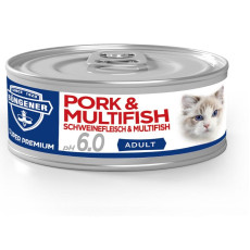 Bungener 無穀物主食罐 Pork & Multifish 豬肉+魚肉口味貓罐頭 100g [28205]