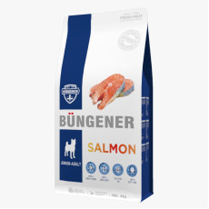 Bungener 博根拿 Grain Free Salmon Junior-Adult 無榖物 三文魚 4KG 成犬配方 - [T1325621]