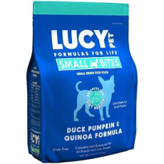美國Lucy無殼物Duck, Brown Rice & Pumpkin 鴨肉&糙米&南瓜全犬糧 (小型犬夥粒) 4.5lbs [LDDS45]