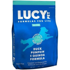 美國Lucy無殼物Duck, Brown Rice & Pumpkin 鴨肉&糙米&南瓜全犬糧 4.5lbs [LDD45]