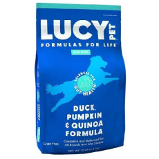 美國Lucy無殼物Duck, Brown Rice & Pumpkin 鴨肉&糙米&南瓜全犬糧 12lbs [LDD12]