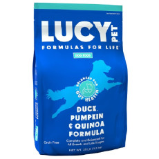 美國Lucy無殼物Duck, Brown Rice & Pumpkin 鴨肉&糙米&南瓜全犬糧 25lbs [LDD25]