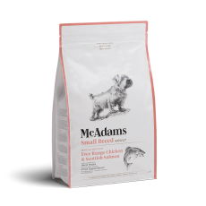 McAdams [SBCS-D02] 自由放養雞肉及蘇格蘭三文魚 (小型犬配方) 2kg (粉袋) | 細袋