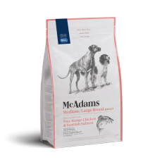 McAdams [MLBCS-D02] 自由放養雞肉及蘇格蘭三文魚 (中型&大型犬配方) 2kg (粉袋)