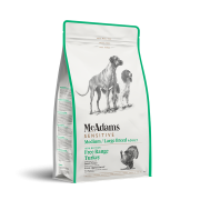 McAdams [MLBT-D02] 自由放養火雞肉低敏感配方 (中型&大型犬配方) 2kg (綠袋)