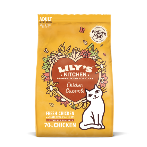 Lily's Kitchen [CDDC2KG] 無穀物滋味雞肉餐 貓乾糧 2KG 新包裝
