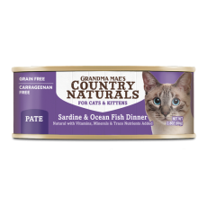 Country Naturals -無穀物 沙甸魚鮮味肉泥配方 貓罐頭 2.8oz [CNCE072]