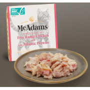 McAdams [WC-CPR-100AL] 自由放養雞肉、大西洋蝦 貓貓餐盒 100g 