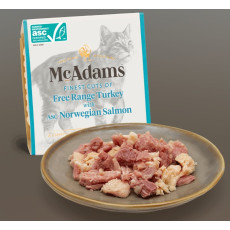 McAdams [WC-TS-100AL] 自由放養火雞、蘇格蘭三文魚 貓貓餐盒 100g 