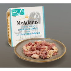 McAdams [WD-TS-150AL] 自由放養火雞、蘇格蘭三文魚 狗狗餐盒 150g