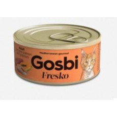 GOSBI Fresko [GFTSP70] 無穀物成貓罐頭 - 吞拿魚+三文魚+木瓜 (70g)