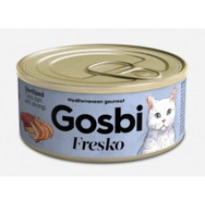 GOSBI Fresko [GFTL70] 無穀物成貓罐頭 - 吞拿魚+大蝦 (70g)