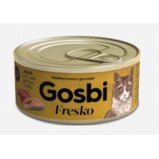 GOSBI Fresko [GFTS70] 無穀物成貓罐頭 - 吞拿魚+果凍三文魚 (70g)