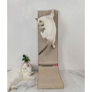 貓抓板系列-Ｌ型歐風喵直立式寵貓紙抓板組合 (內附鈴鐺球) [CAT_L002]