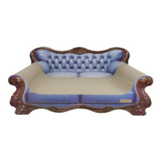 貓抓板系列-豪奢藍貓皇版加大型沙發椅貓抓板 [BLUE_CAT004]