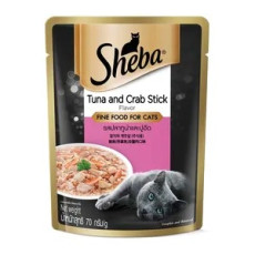 Sheba 鋁裝系列 吞拿魚+蟹肉 70g (粉) [10208266]
