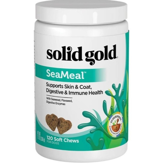 Solid Gold Seameal Chews 素力高 海草礦物丸 120粒裝 [SG605]