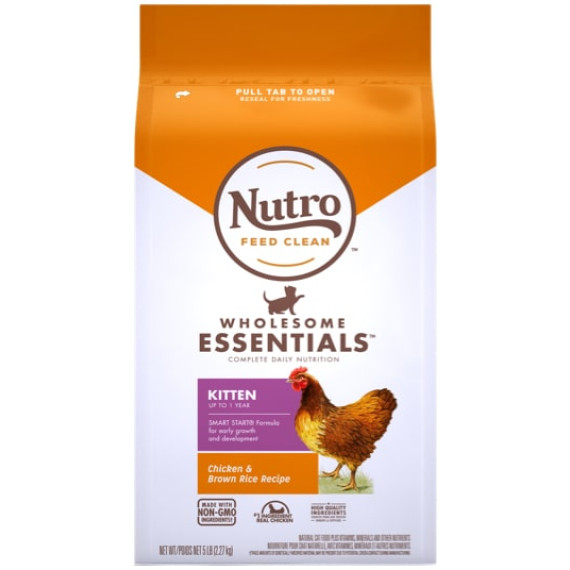 代理未有返貨期 NUTRO 全護營養系列 409573 特級幼貓配方(農場鮮雞+糙米) 5 lb