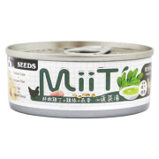 Seeds [mt04s] MiiT有雞愛犬機能湯罐 - 鮮嫩雞丁菠菜湯佐雞絲燕麥 80g  (MT04)