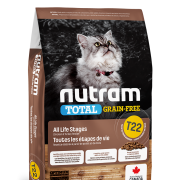 Nutram [NT-T22-2K] - (T22) 無穀物火雞&雞配方 全貓糧 2kg | 中包