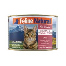 F9 Feline Natural [K9-C-CV170] 貓罐頭170G - 雞肉及鹿肉 | 大罐