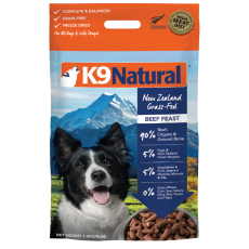 K9 Naturals [K9-B36K]- 冷凍脫水狗乾糧 - 牛肉盛宴脫水鮮肉糧 3.6KG