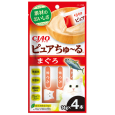 Ciao [TSC-211]  Pure 吞拿魚醬 (無添加) 14g (4本) | 新包裝