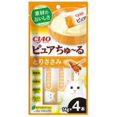 Ciao [TSC-214] Pure 雞肉醬 (無添加) 14g (4本) | 新包裝