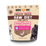 Boss Cat 凍乾火雞肉配方 貓糧 9oz 含多種益生菌，促進健康的消化 [BNB-FTFFD9- 30579034]