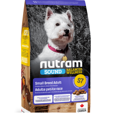 Nutram [NT- S7- 2K] - (S7) 雞肉、糙米及碗豆配方 小型成犬糧 02kg (new)