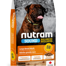 Nutram [NT- S8-11K] - (S8) 雞肉、糙米及胡蘿蔔配方 大型成犬糧 11.4kg (new)