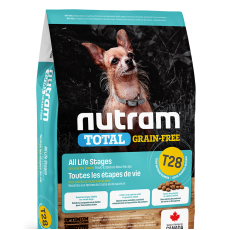 Nutram [NT- T28- 5K] - (T28) 無穀物三文魚+鱒魚(細粒) 全犬糧 5.4kg