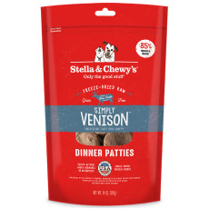 **清貨特價 (最佳食用日期:2024/04/26) ** Stella & Chewy's 凍乾脫水狗糧 SC117 Freeze Dried Dinner Patties for dog - 單一蛋白 - 鹿肉配方 14oz (397g)