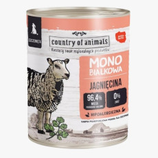 Country of Animals Dog Puppies Wet Food Monoprotein LAMB 幼⽝ 單⼀蛋⽩⽺⾁ 狗罐頭 200g
