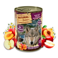 Natural Greatness - 還原系列 兔鴨配蘋果、桃子和洋甘菊 主食罐頭 400g [D-RD400G]