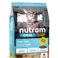 Nutram [NT-I12-1K] - (I12) 雞肉豌豆配方 控制體重貓糧 1.13kg (new)