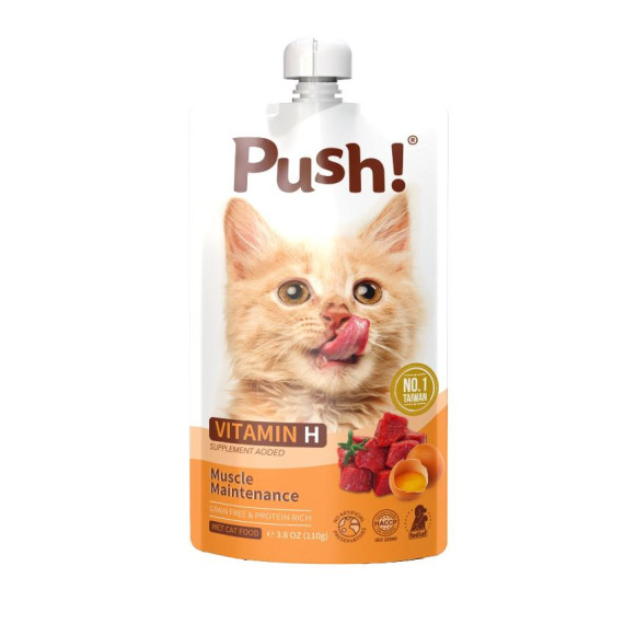 Push! - 噗滋包 甲魚雞肉口味 貓咪主食肉泥 唧唧包 台灣製 110g [PH07]