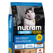 Nutram [NT-S5-1K] - (S5) 雞肉、三文魚配方 成貓糧 1.13kg (new)