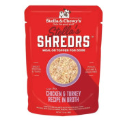 Stella & Chewy's - 肉絲滋味包系列 - 放養雞+火雞配方 成犬濕糧 2.8oz [SSCTB]