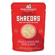 Stella & Chewy's - 肉絲滋味包系列 - 放養雞+雞肝配方 成犬濕糧 2.8oz [SSCCLB]