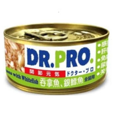 Dr. Pro 關節元氣貓罐頭 吞拿魚+銀鱈魚 80g x 24罐 原箱同款優惠 [DP51036]