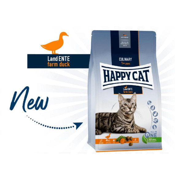Happy Cat Grainfree Land-Ente (Duck) 成貓鴨肉無穀物配方 1.3kg [70566] (新包裝)