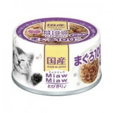 AIXIA [MT-4] Miaw Miaw 貓罐頭 吞拿魚+鰹魚 60g (紫色)