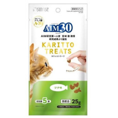 **清貨特價 (最佳使用日期:2024/04/30)** SUNRISE AIM30 日本保健貓小食 KARITTO TREATS ツナ味 吞拿魚味 5G X 5 獨立包裝