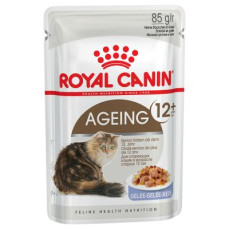 **清貨特價 (最佳食用日期:2024/07/02) ** Royal Canin 健康營養系列 - 老年貓12+營養主食濕糧（啫喱） *Ageing 12+ Cat (Jelly)* 85g [2376100]
