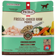 Primal FREEZE-DRIED RAW PRONTO 凍乾肉粒犬糧系列 - 雞肉配方 16oz [CCPRFD16]
