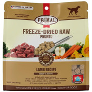 Primal FREEZE-DRIED RAW PRONTO 凍乾肉粒犬糧系列 - 羊肉配方 16oz [CLPRFD16]